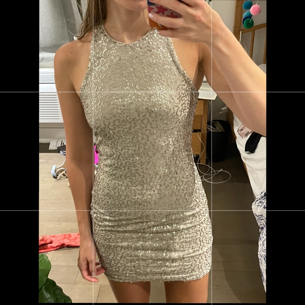 Hollister sequence mini bodycon dress